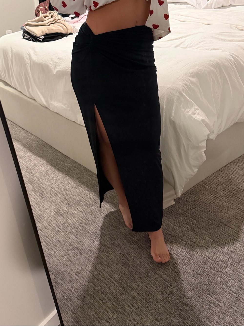 wild fable Black Maxi Skirt - Picture 3 of 3